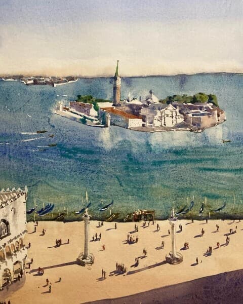 Island Serenity | Coastal Landscape Art
