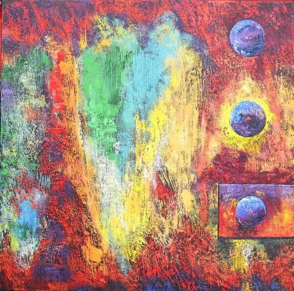 The Corrosion | Abstract Architectural Painting