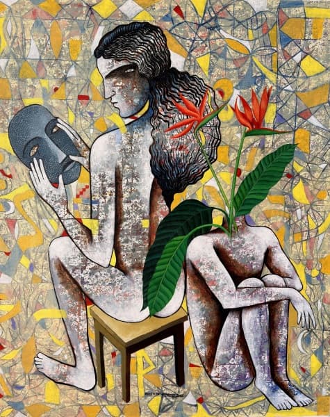 Petals and Personas | Figurative Art