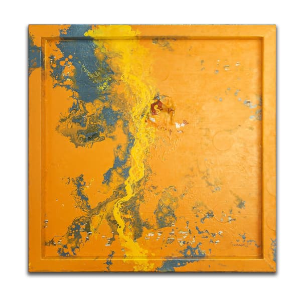 Energy Warm | Abstract Acrylic Painting