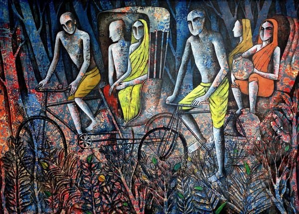 Country Road Travel | Rural Life Painting