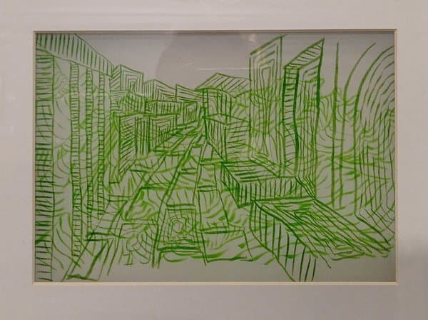 Prakash Rekha | Green Abstract Painting
