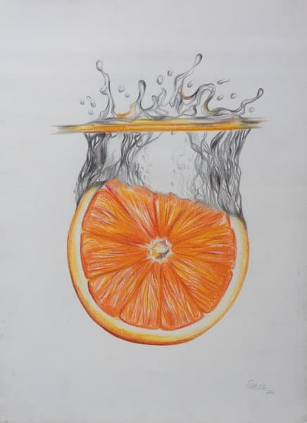 Splash of Orange | Contemporary Food Art