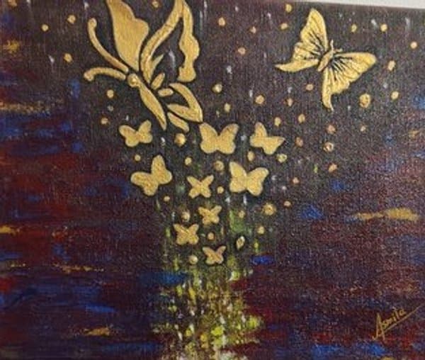 Enchanted Flight | Magical Butterfly Painting