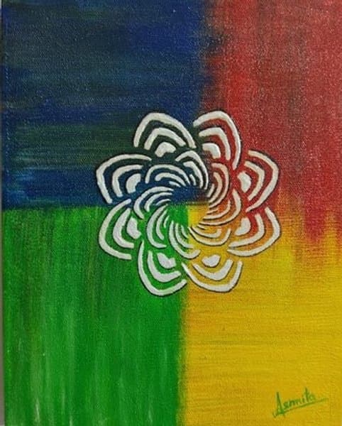 Harmony in Colors | Geometric Abstract Painting