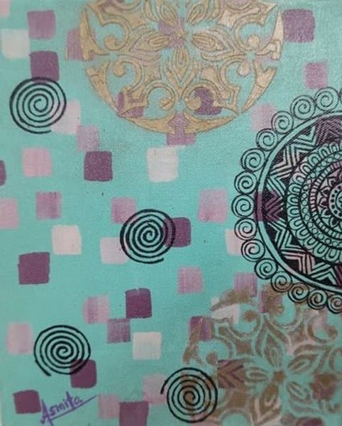 Pastel Harmony 4 | Mandala Abstract Art