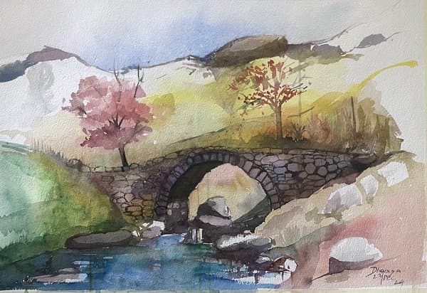 Stone Bridge |  Scenic Nature Wall Art