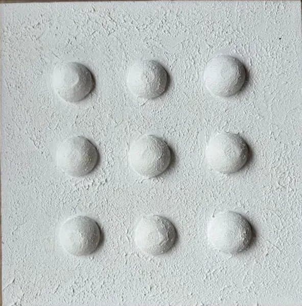 Symmetry in Dimensions | Minimalist Textured Abstract Art