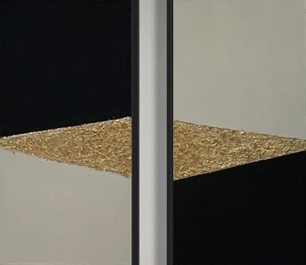 Golden Horizon: A Modern Perspective | Geometric Wall Art