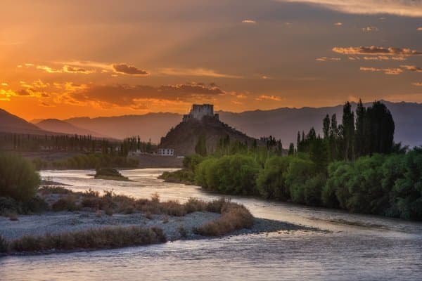 Golden Light Over The River Valley | Nature Photography