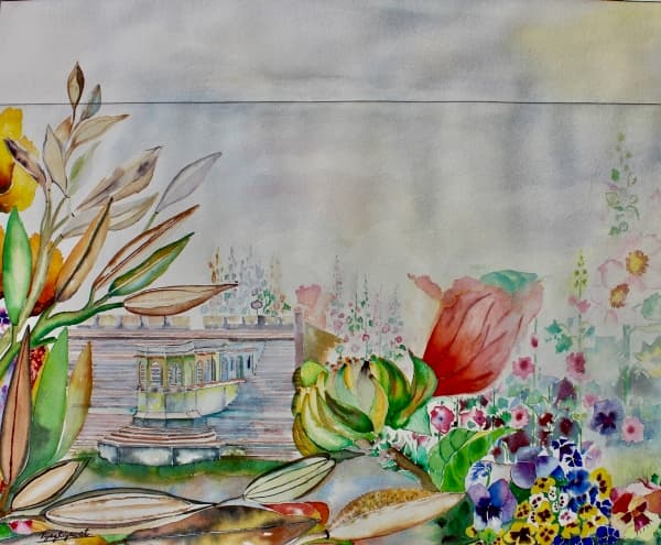 My Dream Garden | Floral Heritage Watercolor Art
