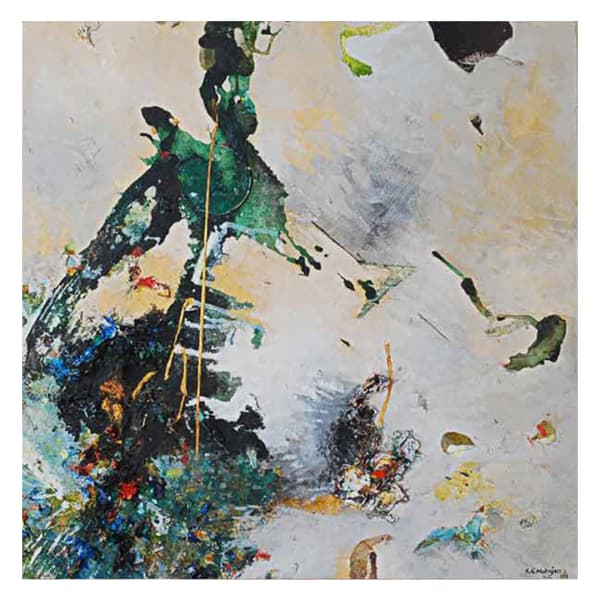 The Warrior | Abstract Canvas Painting
