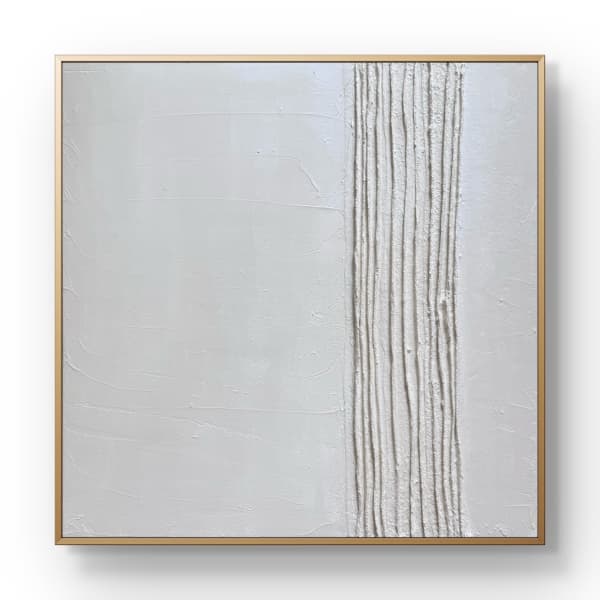 Standing Still | Minimalist Textured Canvas Art
