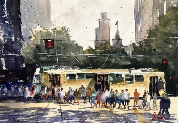 Rush Hour | Urban Cityscape Art