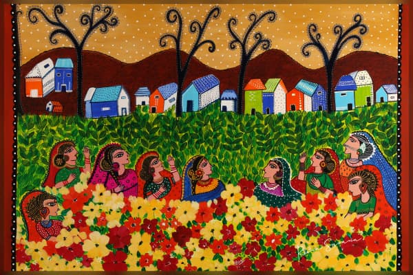 Colours Of Spirit | Folk Art Painting