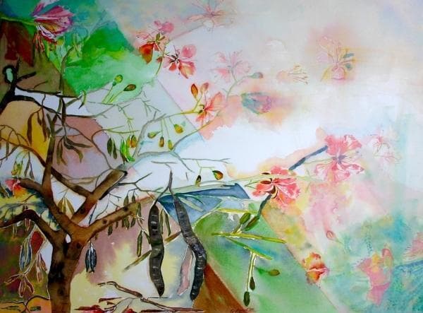 Meditation-floral Serenity | Nature Artwork