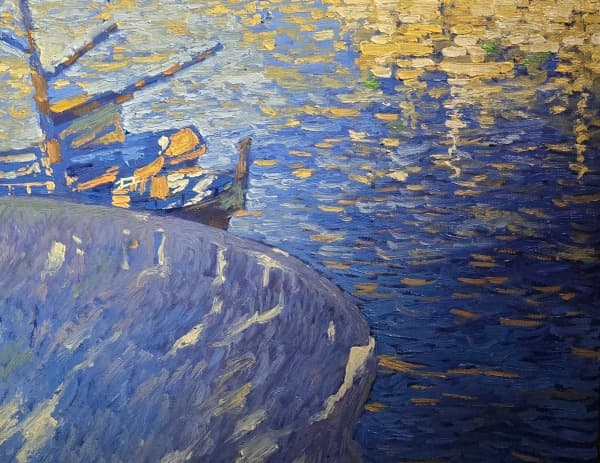 Golden Ripple | Seascape Oil Painting
