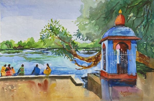 Shiv Mandir in Lonavala | Spiritual Wall Art