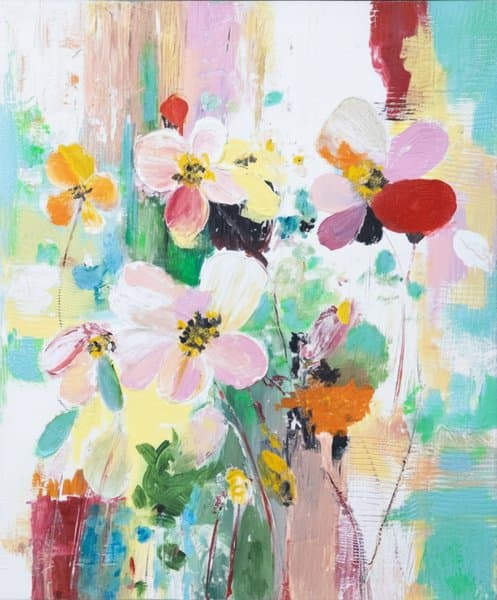 Blooming Harmony | Original Floral Painting