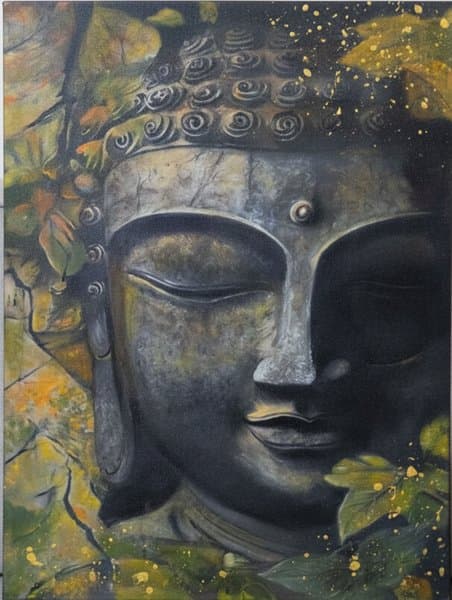 Enlightened Presence | Spiritual Buddha Painting