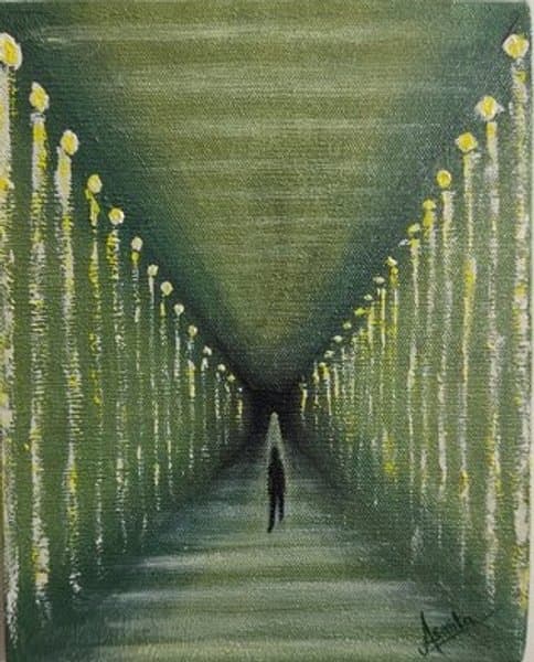 Beyond the Shadows | Symbolic Contemporary Painting