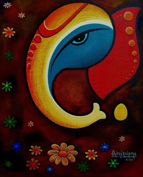 Ganesha | Spiritual Canvas Art