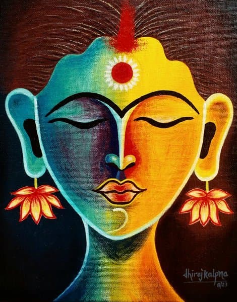 Ardhanarishwar | Shiva Shakti Artwork