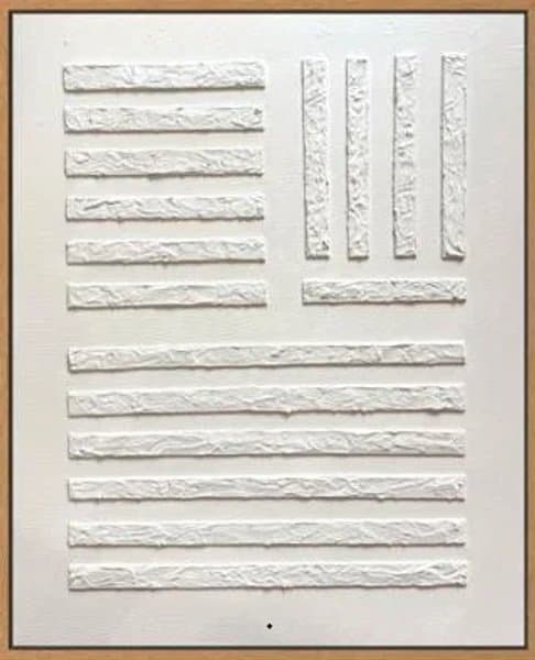Measured Balance Contemporary Textured Canvas Artwork