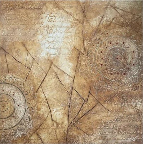 Ancient Whispers | Textured Canvas Wall Art