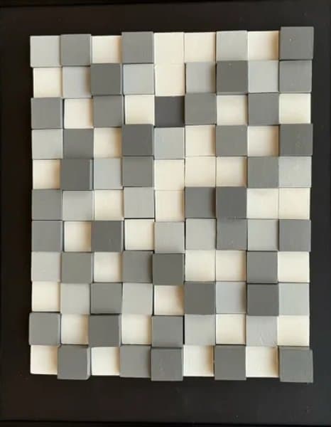 Shades of Perception | 3D Geometric Wall Art