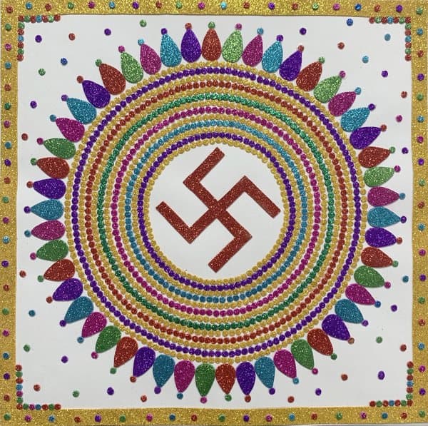 Sacred Geometry | Swastik Mandala Art