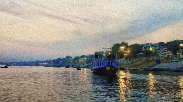 Banaras Ghat At Kumbh Mela 2