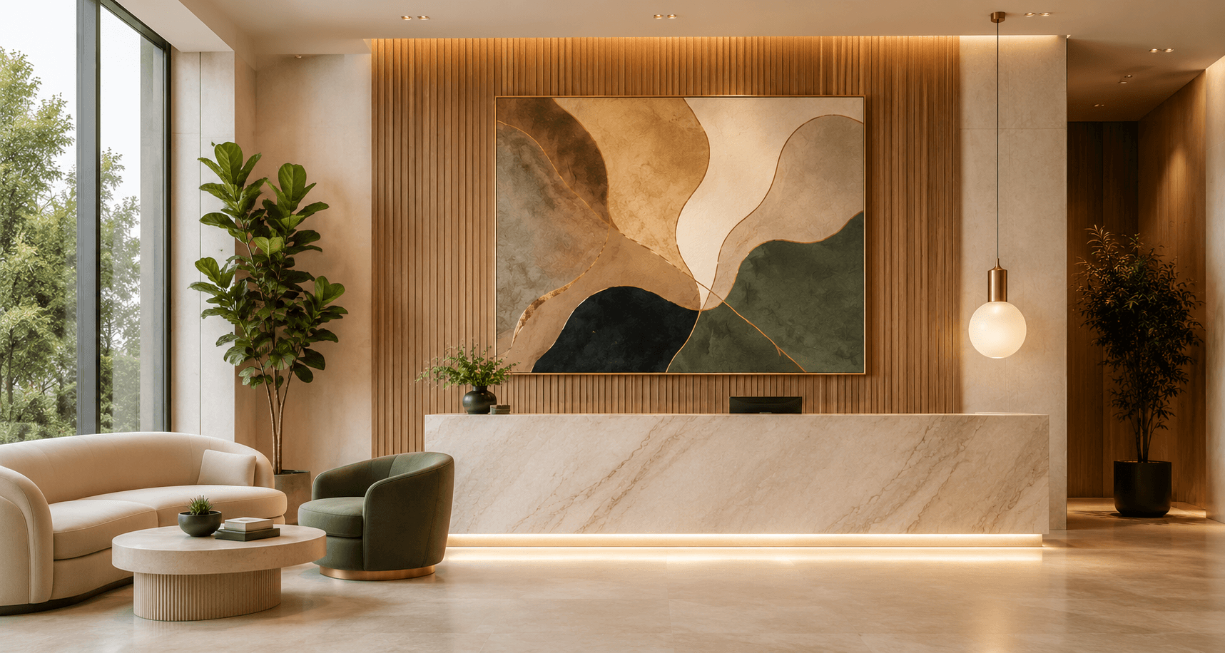 Reception Area Wall Art & Paintings