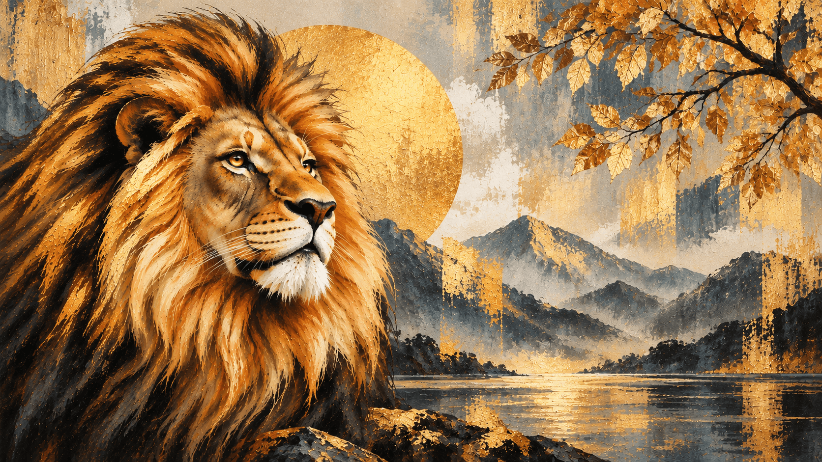 Lion Paintings