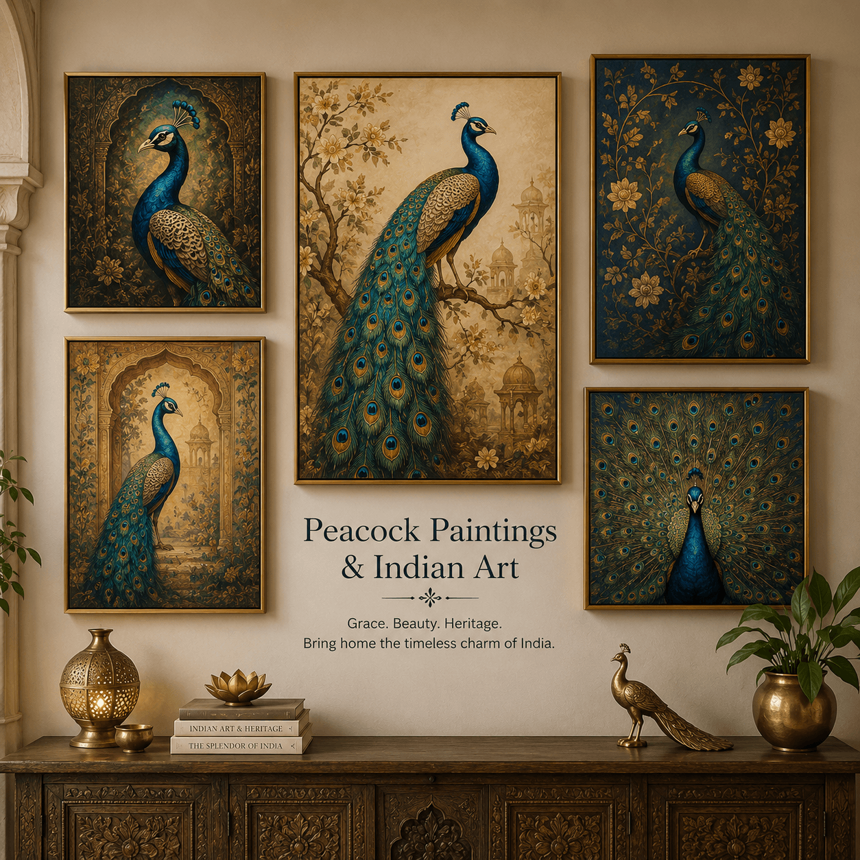Peacock Paintings